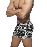 Zebra Stripe Swim Shorts